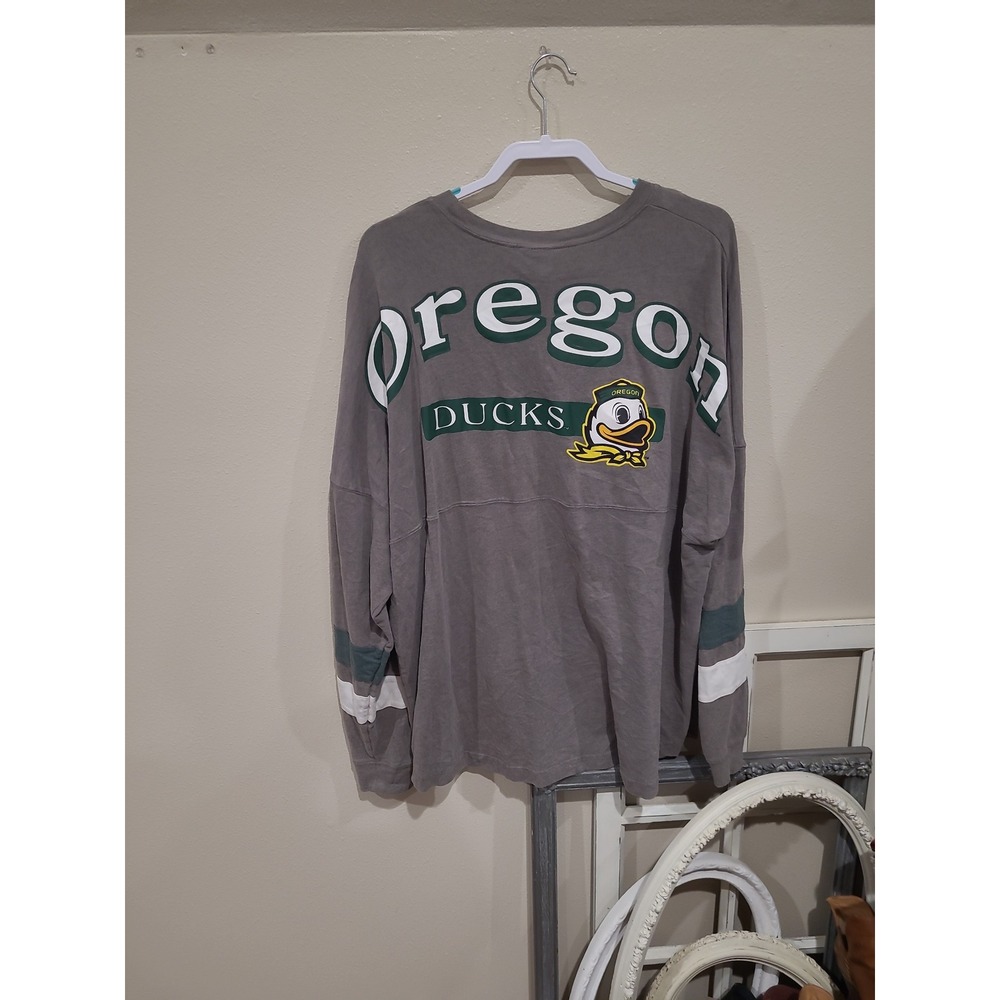 Oregon Ducks Adult 2XL Knights Apparel long sleeve U of O relaxed fit Tee mascot